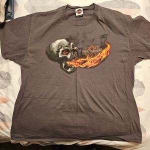 2 men's Harley Davidson tshirts